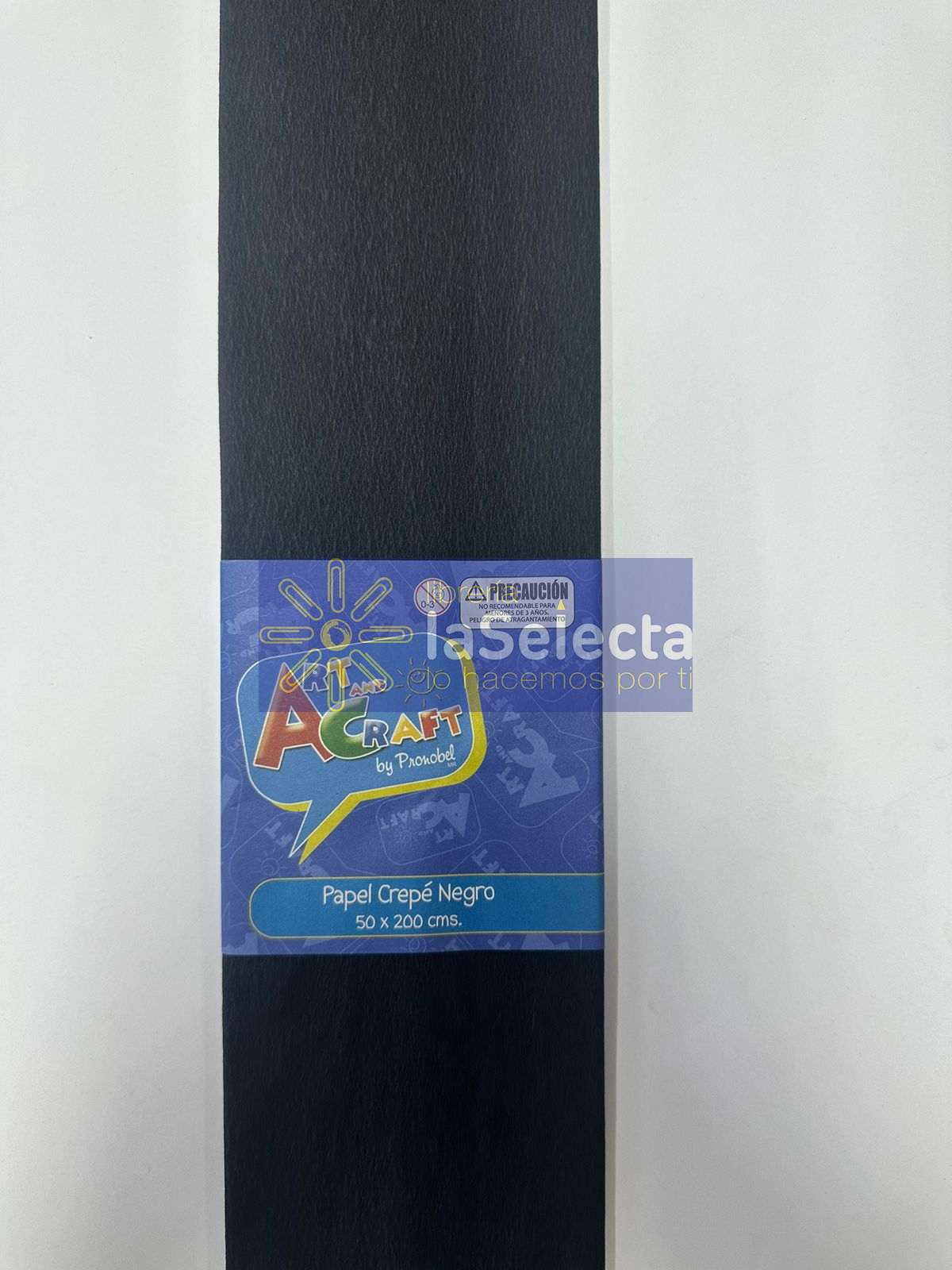PAPEL CREPE NEGRO ART&CRAFT
